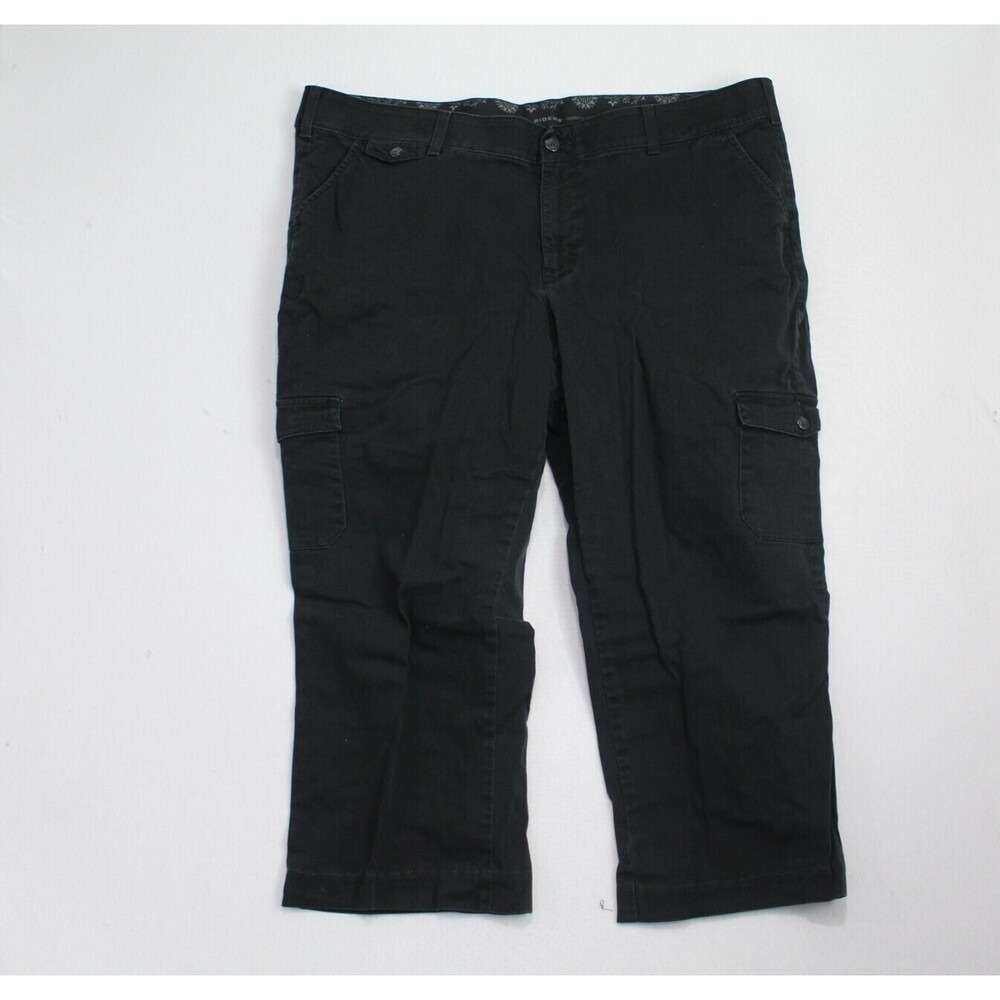 Lee Riders Women Black Jeans Comfort No Gap Waist Size 44